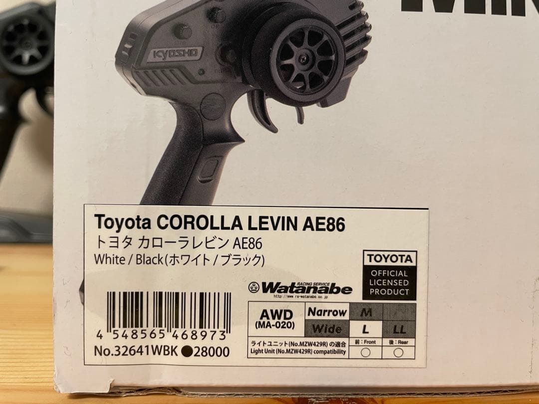 京商 ミニッツAWD カローラレビンとスカイラインGT-Rボディ等