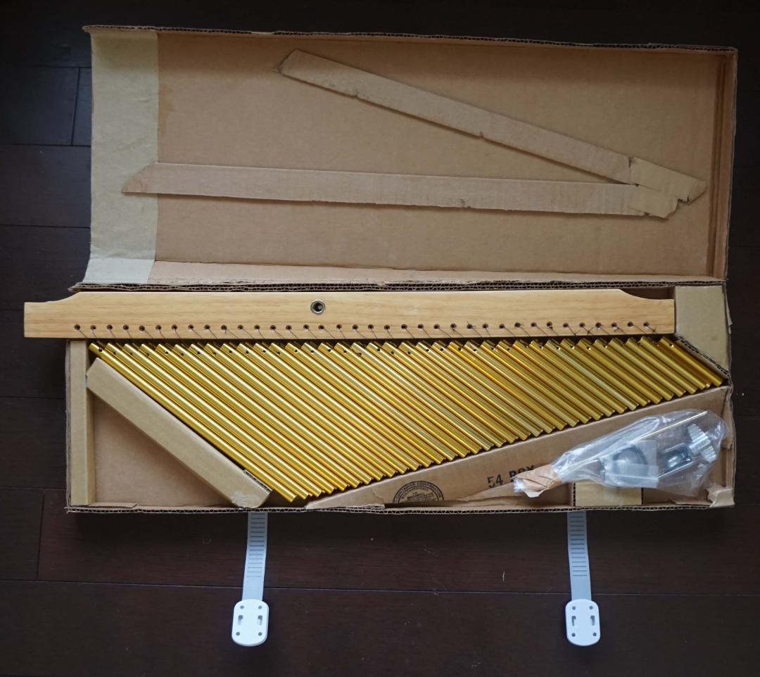 ウインドチャイム 72音(36音x2列) の音色重視タイプ 格納箱付き