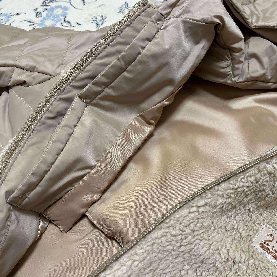 ★２３区ゴルフ　2way中綿ジャケットレディースＬサイズ美品★