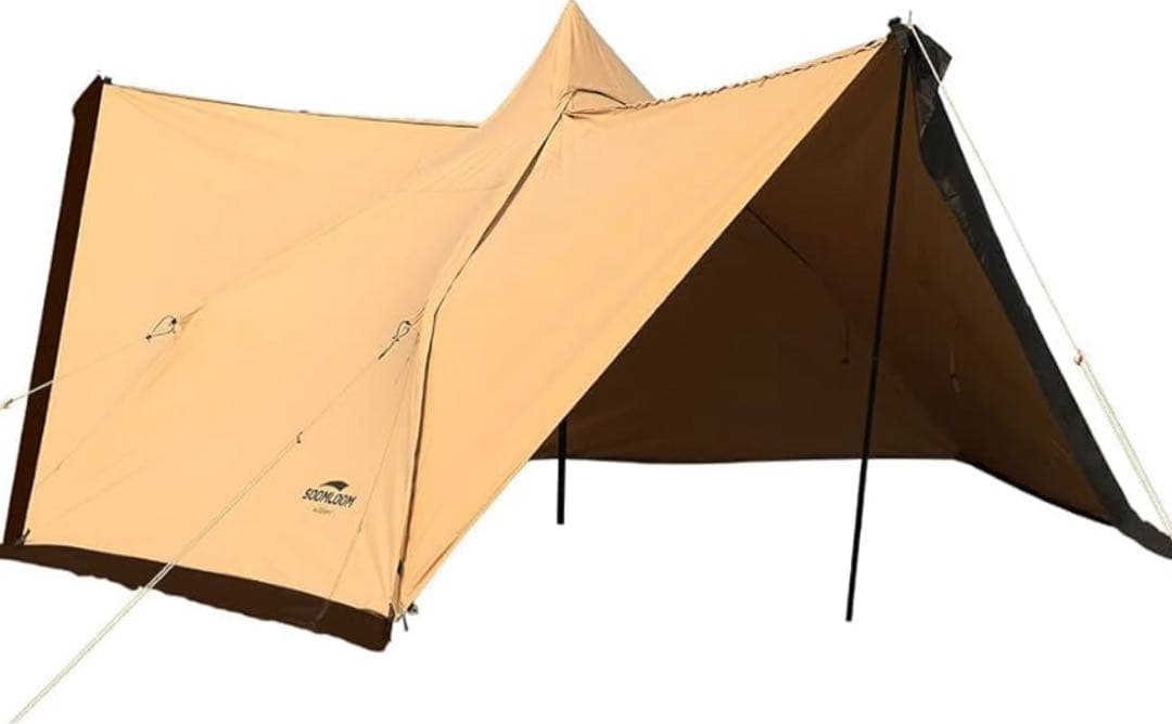 【Soomloom】二人用テントHAPI 2P (前後出入口)+フロントフラップ