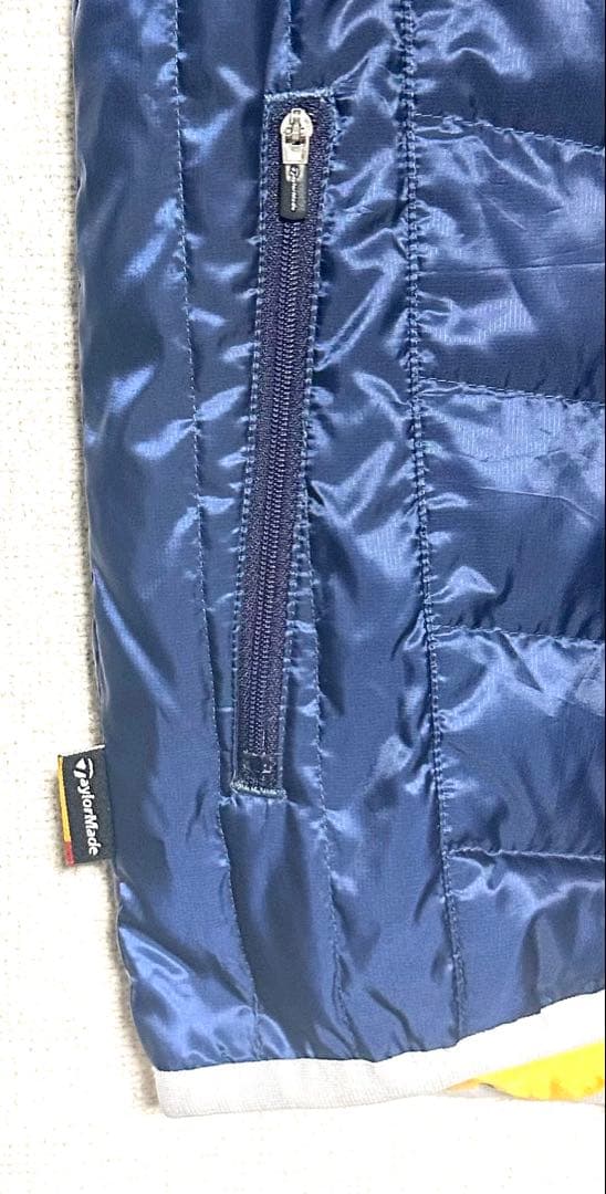 新品未使用！テーラーメイド ダウンジャケット ブルゾン ゴルフウェア XL青　O