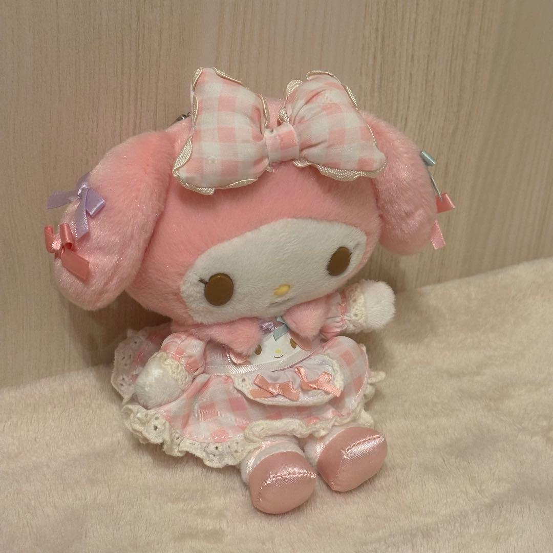 【希少 / レア】サンリオ マイメロ ＊ リボンでおそろ マスコットキーホルダー