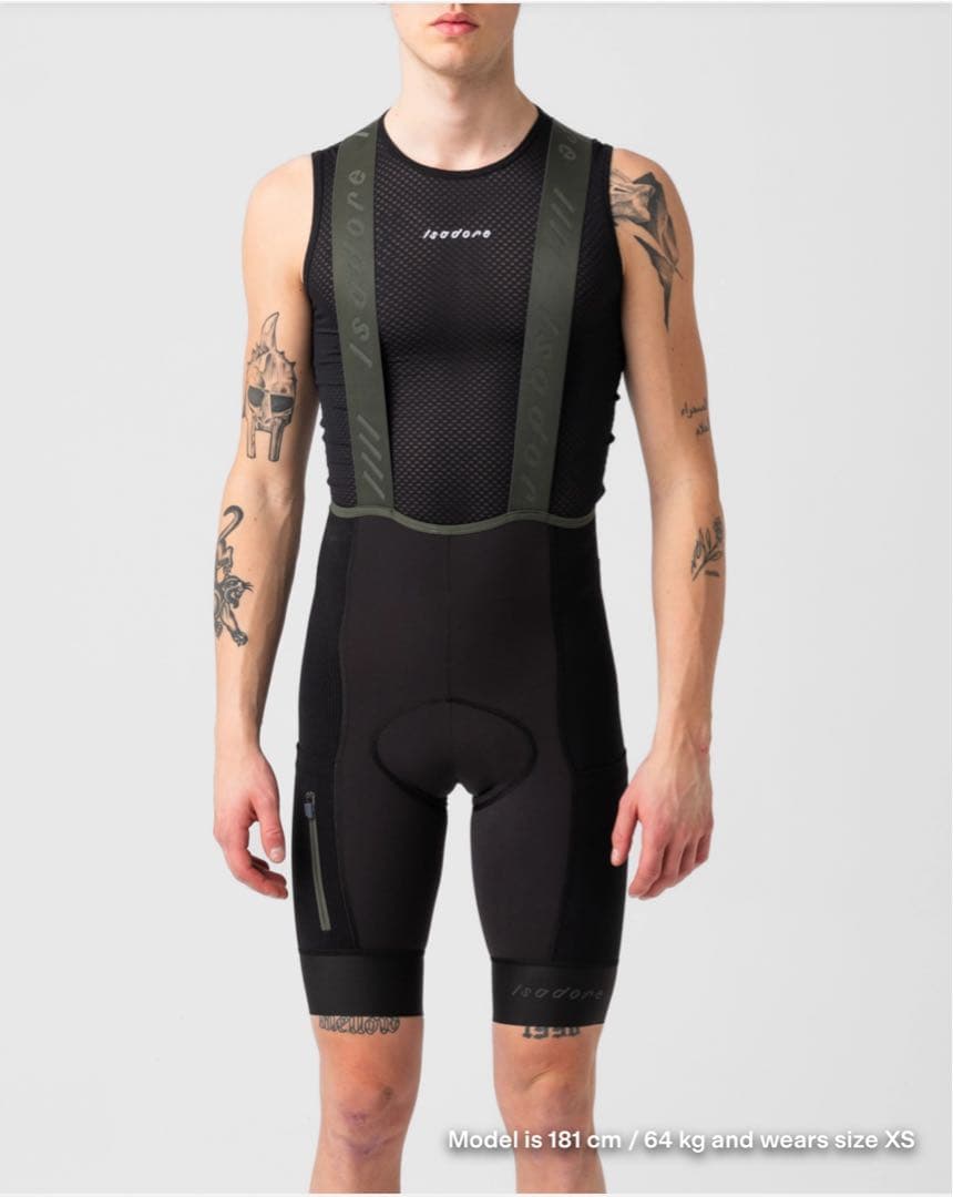 【最終値下】イザドア　ディスタンスカーゴウールビブショーツS