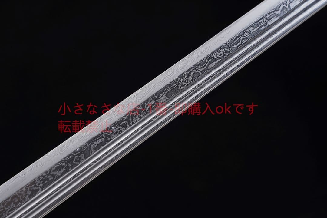 豪華牡丹唐横刀模様鋼二溝酸枝木 古兵器 武具 刀装具 日本刀 模造刀 居合刀