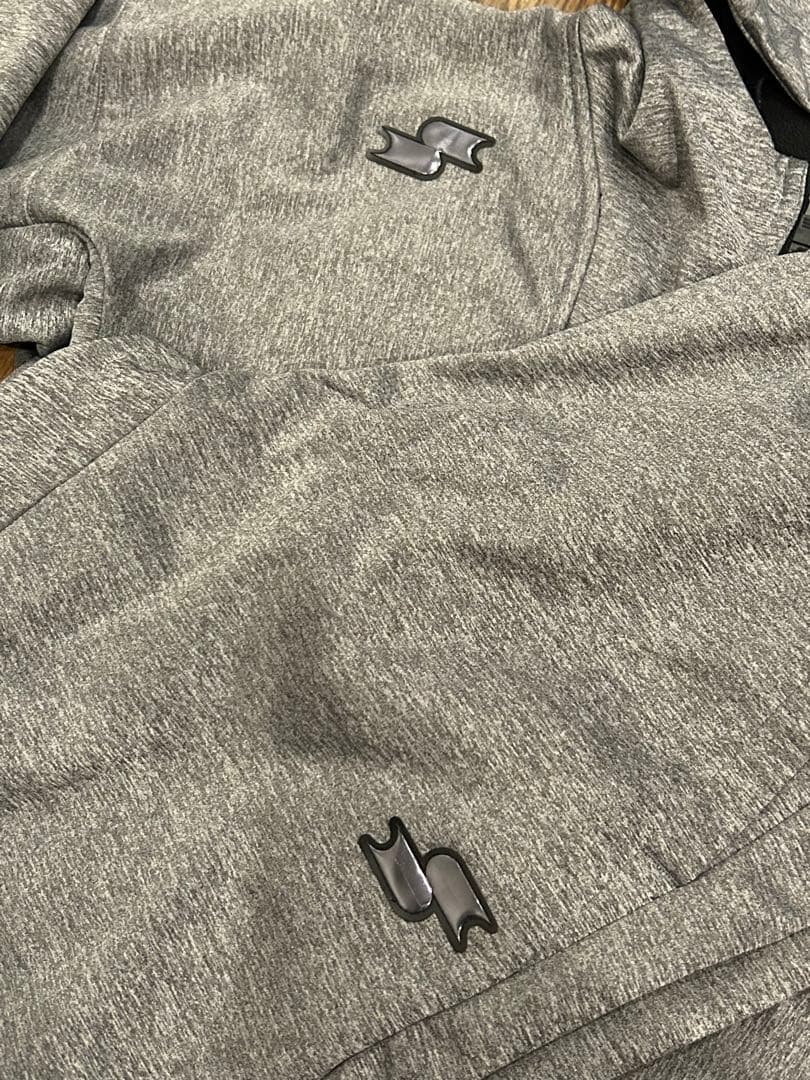 ＳＳＫ ボンディングスウェットパーカージャケット＆パンツ 上下セット 灰色