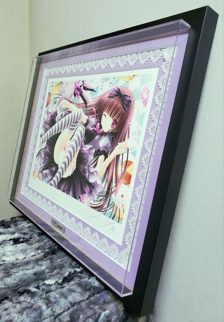 【アールビバン】てぃんくる『SECRET TEAPARTY』直筆サイン入り版画