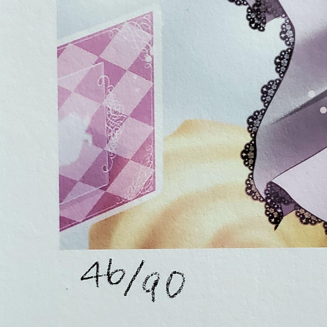 【アールビバン】てぃんくる『SECRET TEAPARTY』直筆サイン入り版画