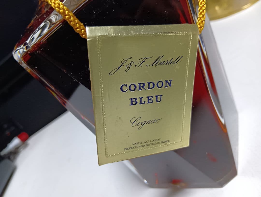 マーテル　Cordon Bleu　コニャック　バカラ　クリスタル　替栓付