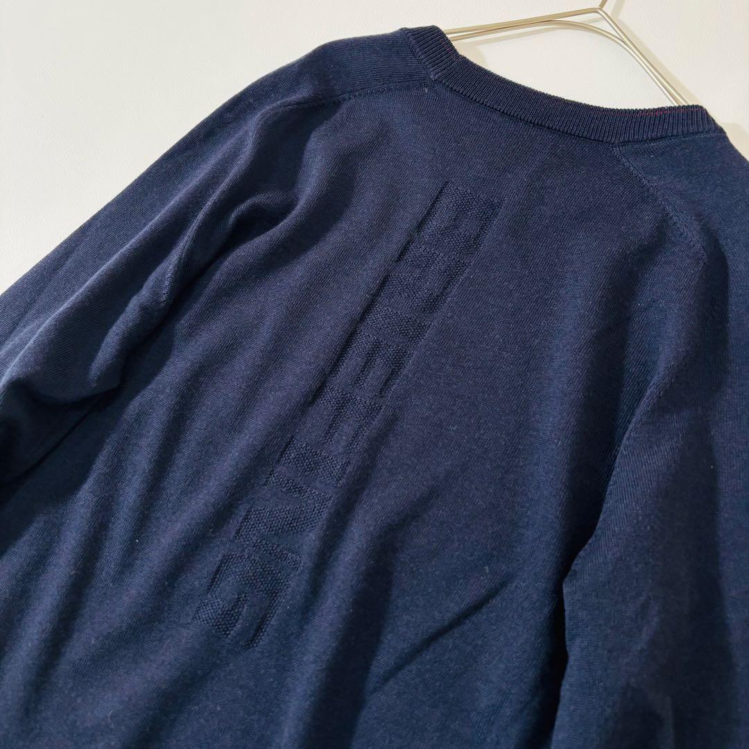 913【訳あり美品✨ ブリーフィング エクストラファインメリノクルーネックニット