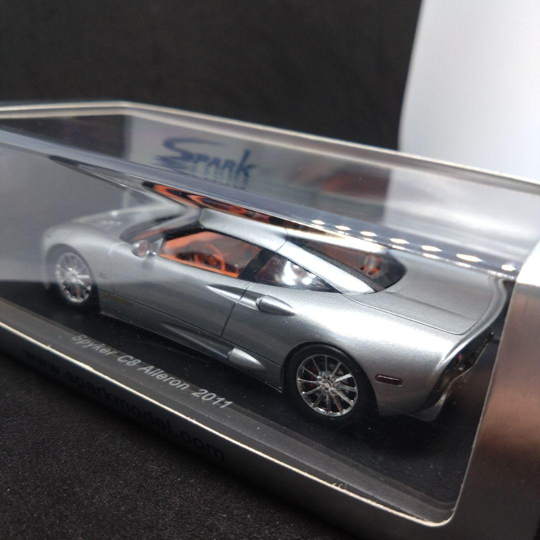 スパーク 1/43 スパイカー C8 アイルロン 2011 シルバー