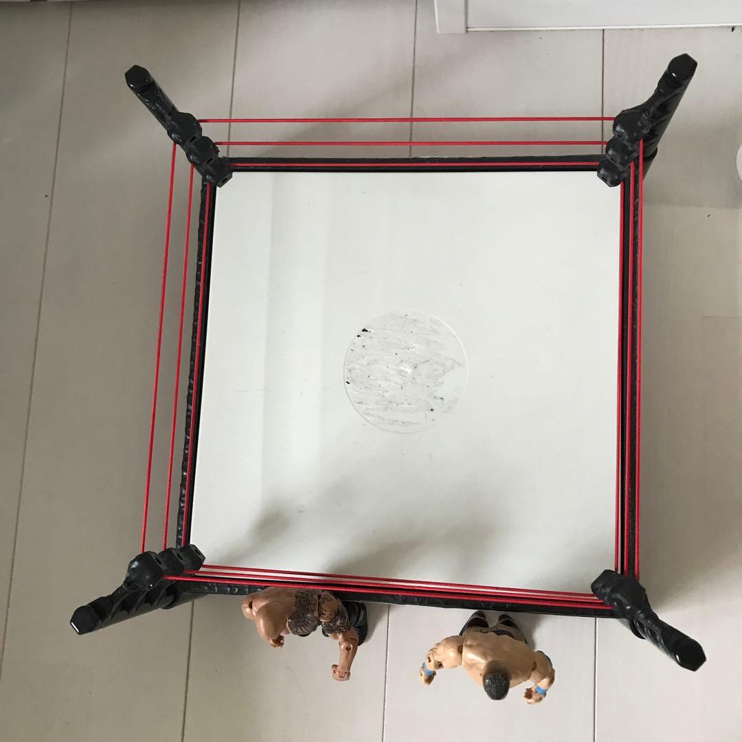 マテル　WWEリング ジョン・シナ ザ・ロック フィギュアセット