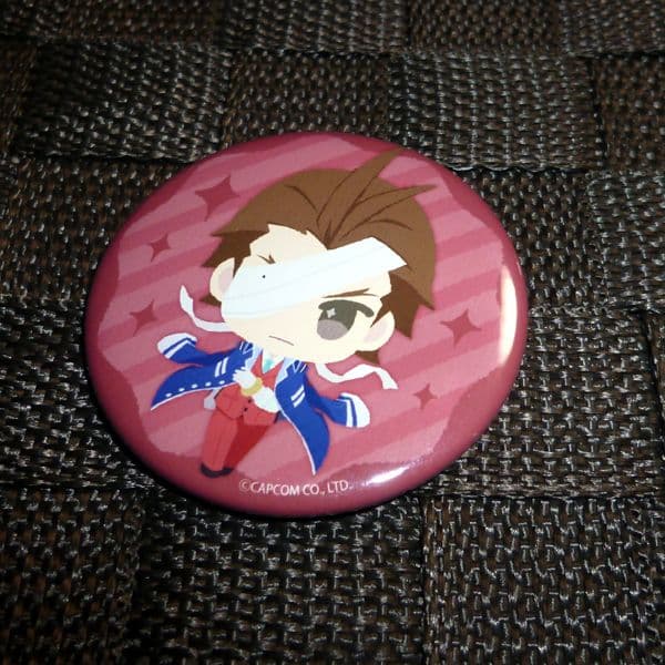 逆転裁判 王泥喜法介　 シークレット　ふわぽに　缶バッジ　バッチ