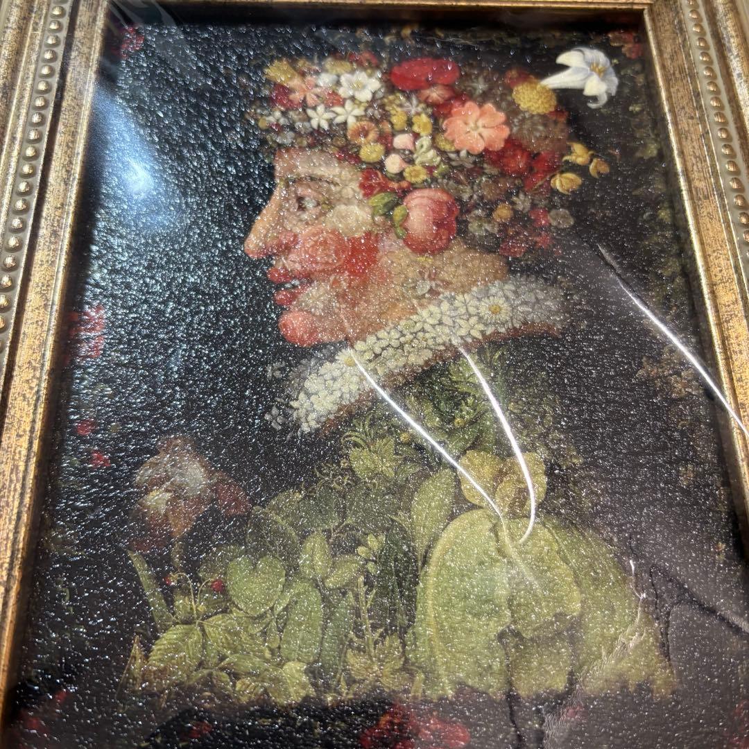 ジョゼッペ・アルチンボルド 春 1573年作品　ルーブル美術館展 複製画