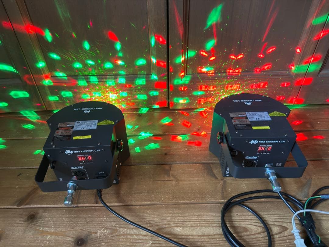 ADJ mini dekker LZR ２台セット