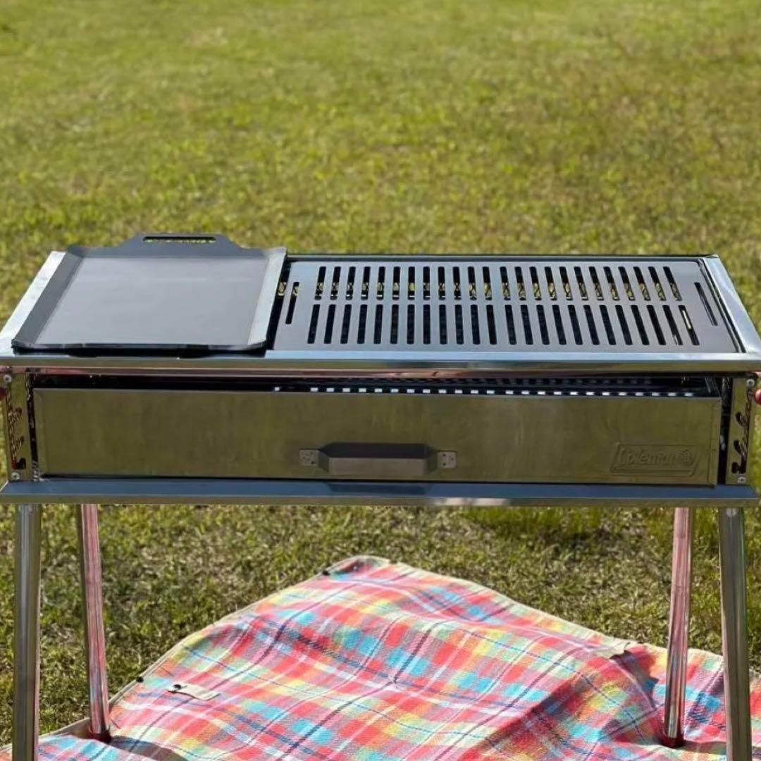 限定 SALE コールマン 鉄板 ２枚 ヘラ付【板厚4.5mm 板厚3.2mm】