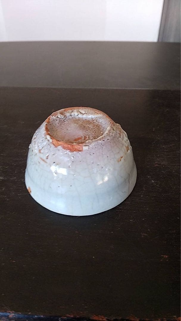 李朝　李朝盃　韓国美術　朝鮮美術　古美術　酒器　堅手　高麗　煎茶道具　かいらぎ