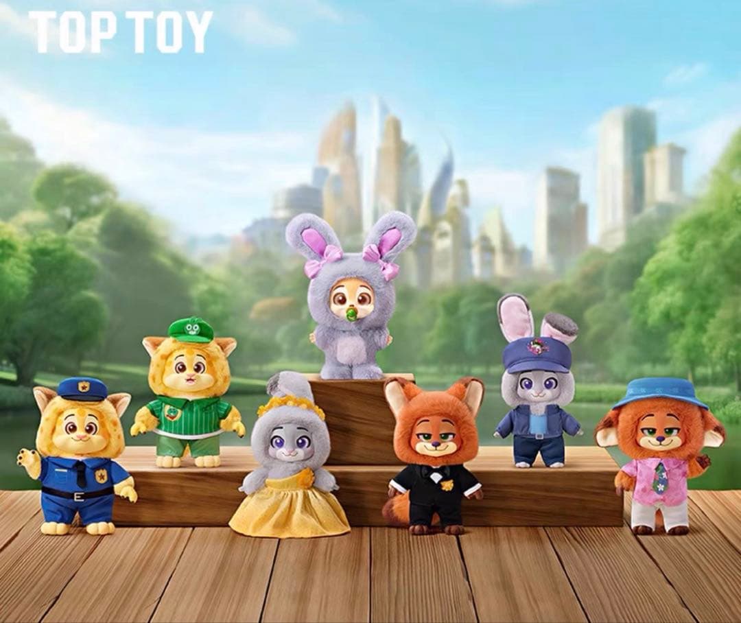 TOPTOY 新作ズートピア2 ぬいぐるみペンダント 1ボックス(6個入り)