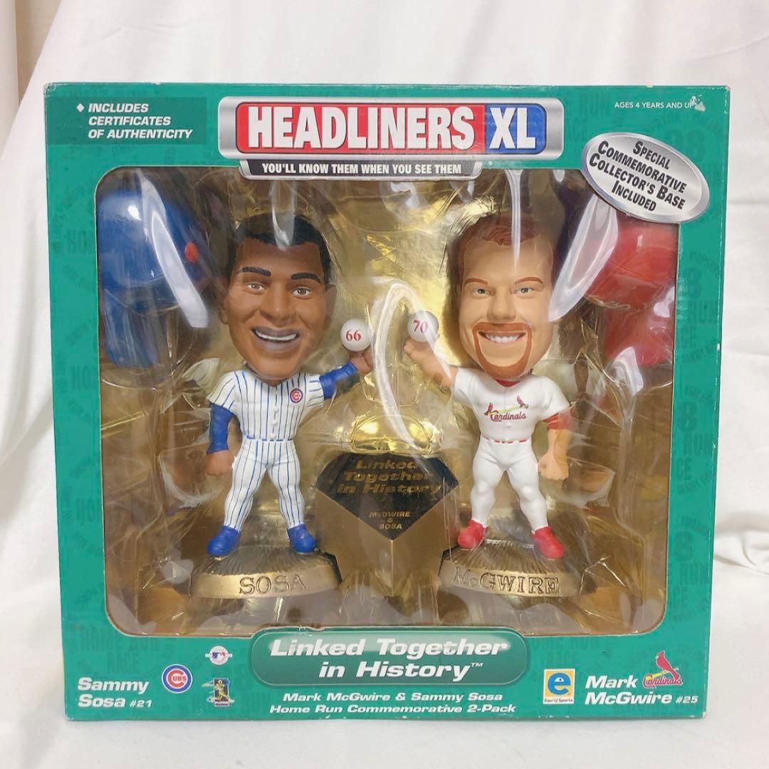 1998年MLB 記念フィギュア　サミーソーサー&マークマグワイア　未使用