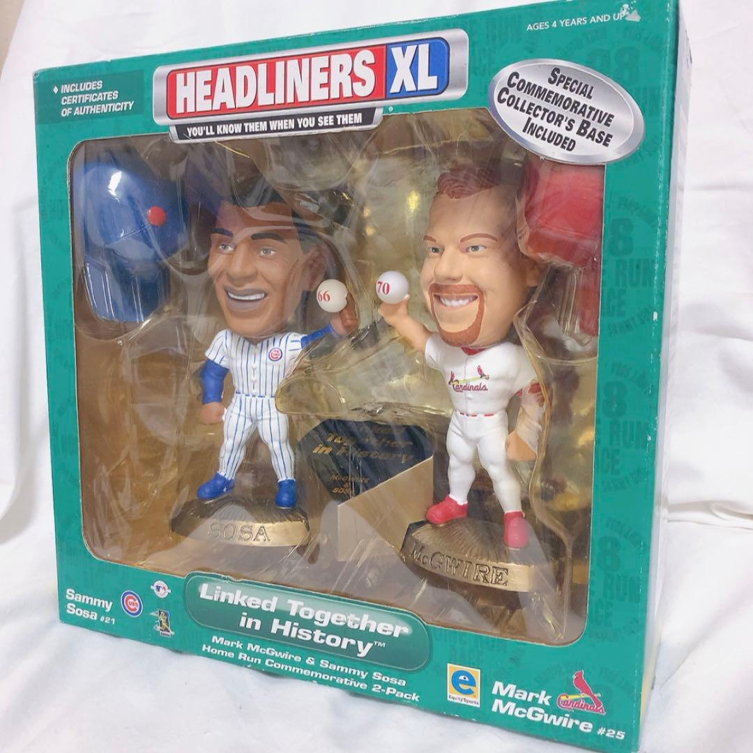 1998年MLB 記念フィギュア　サミーソーサー&マークマグワイア　未使用