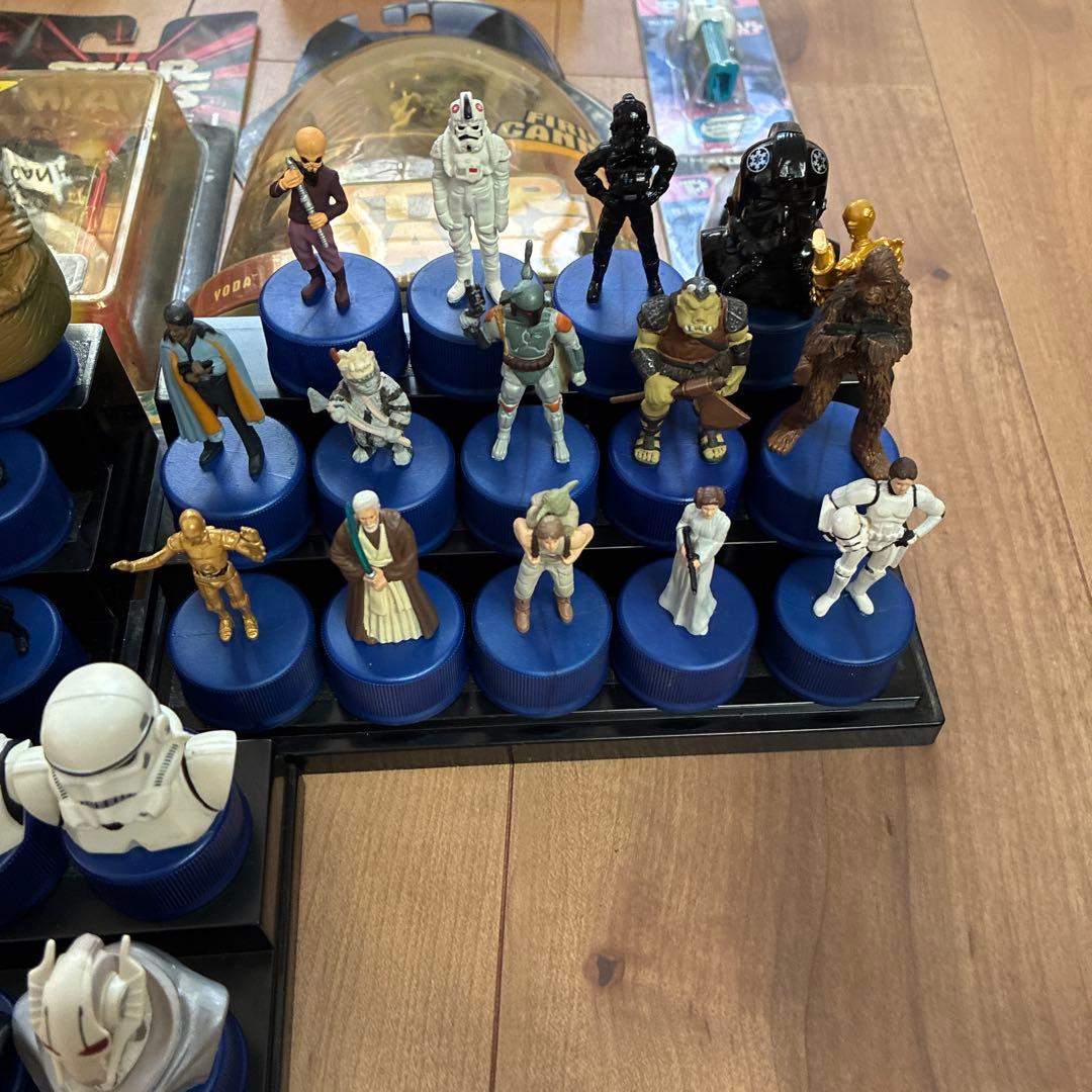 ペプシコーラ　スターウォーズ　ボトルキャップ　60個　缶ホルダーフィギュア