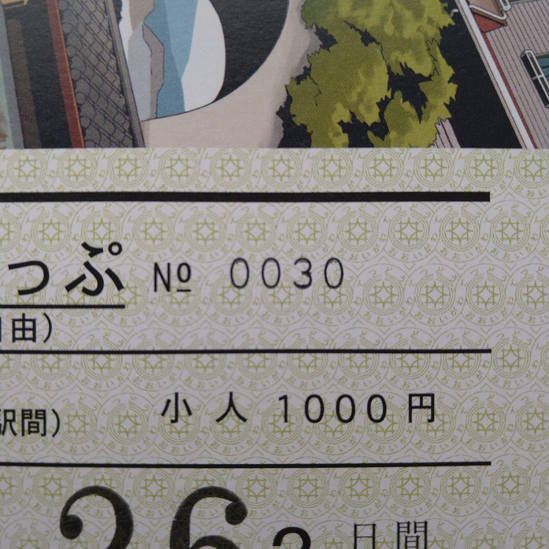 ゆるキャン△ 大井川鐵道記念切符（小人券）あfろ　イラスト使用限定100枚