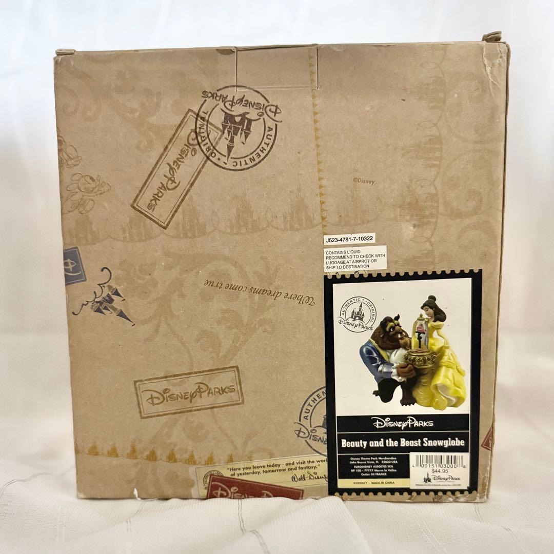 【完全未開封】 Disney Parks 美女と野獣 スノーグローブ
