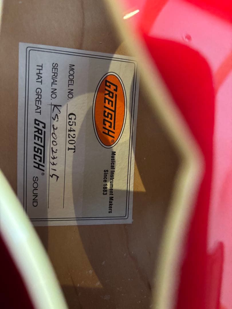 Gretsch g5420t キャンディアップルレッド
