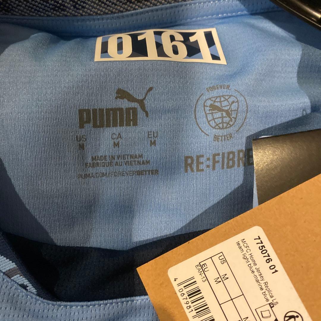 フォーデン　マンチェスター・シティ　24/25　ホーム　長袖　CUPフォント