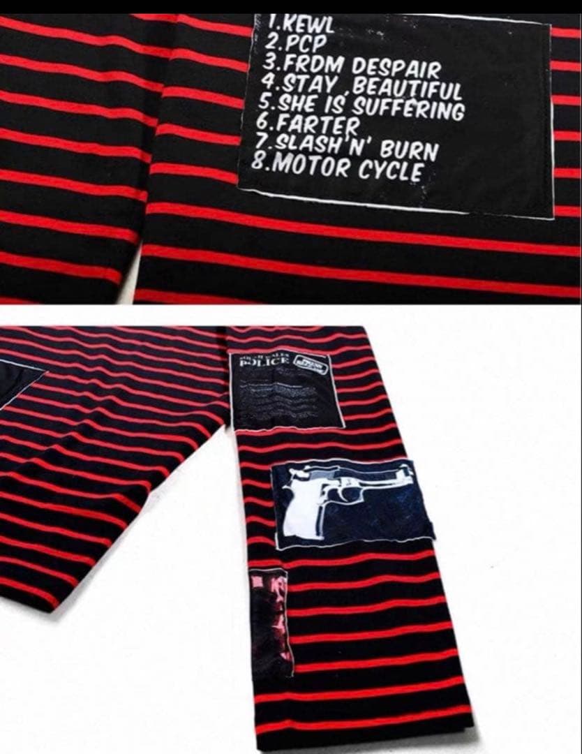 ジヨン GD G-DRAGON ジードラゴン ボーダータートルネック ジヨコス