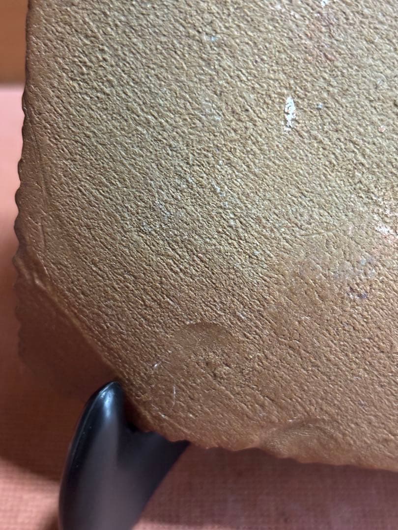 やまちゃん河井寛次郎作鉄黒釉朽葉形皿　検豊穣の森