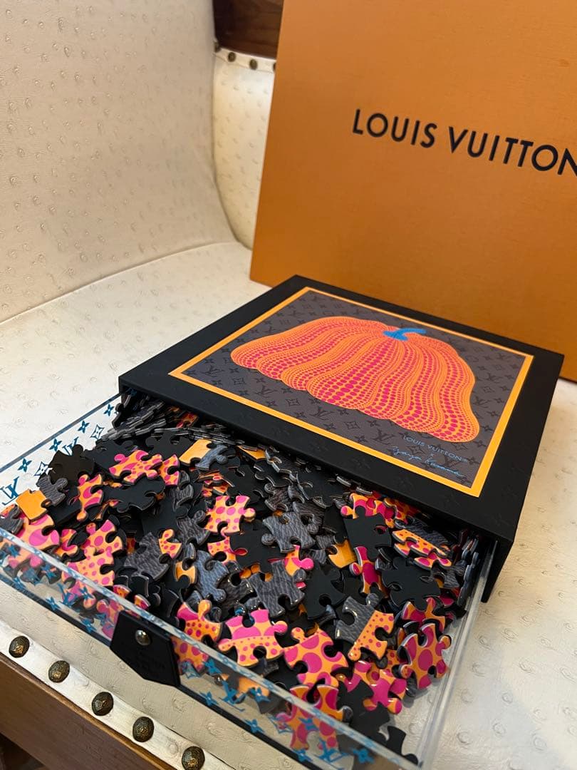 Louis Vuittonルイヴィトン草間弥生LV×YKパズルスコットパンプキン