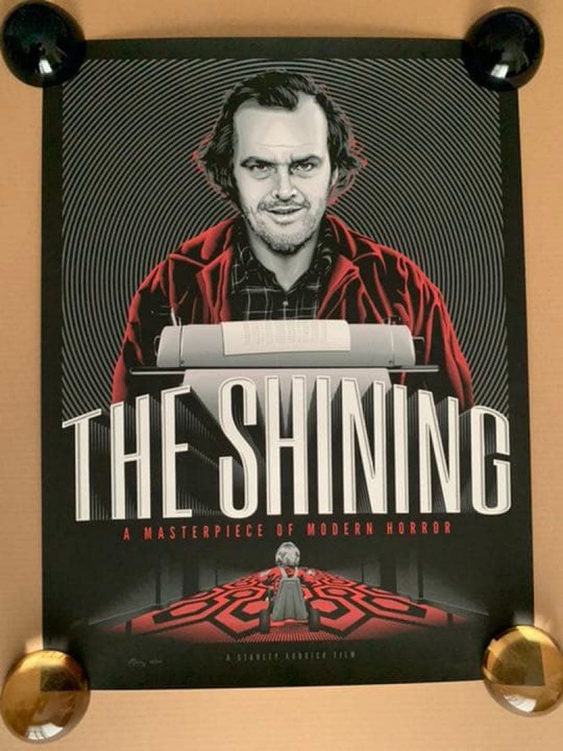 【入手困難今日明日でやめる】映画 シャイニング シルクスクリーン作品ポスター