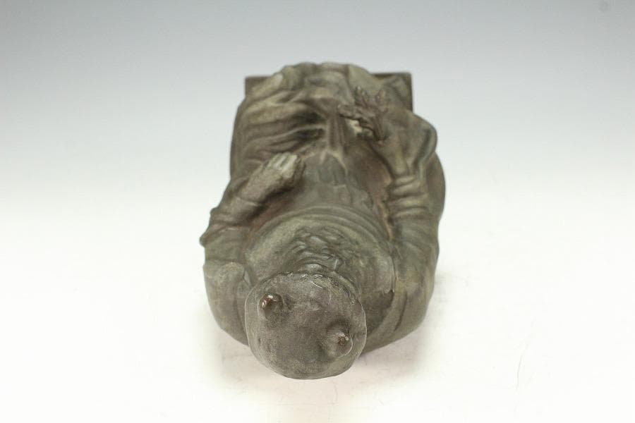 古銅 神農像 骨董品(K-LC977)