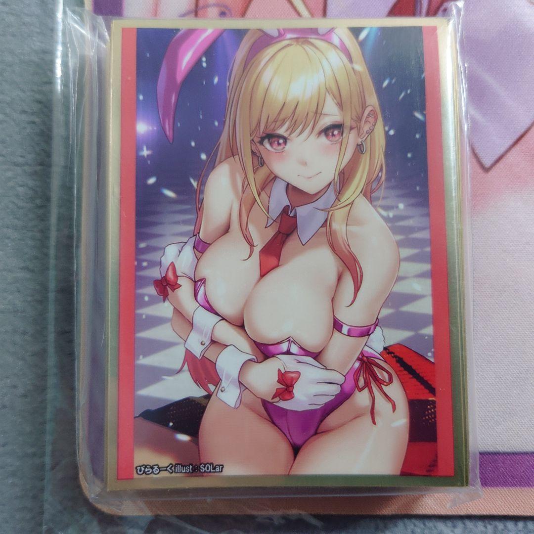 α2 着せ恋 腕を組む&ピンクバニー 喜多川海夢 スリーブ&プレイマット