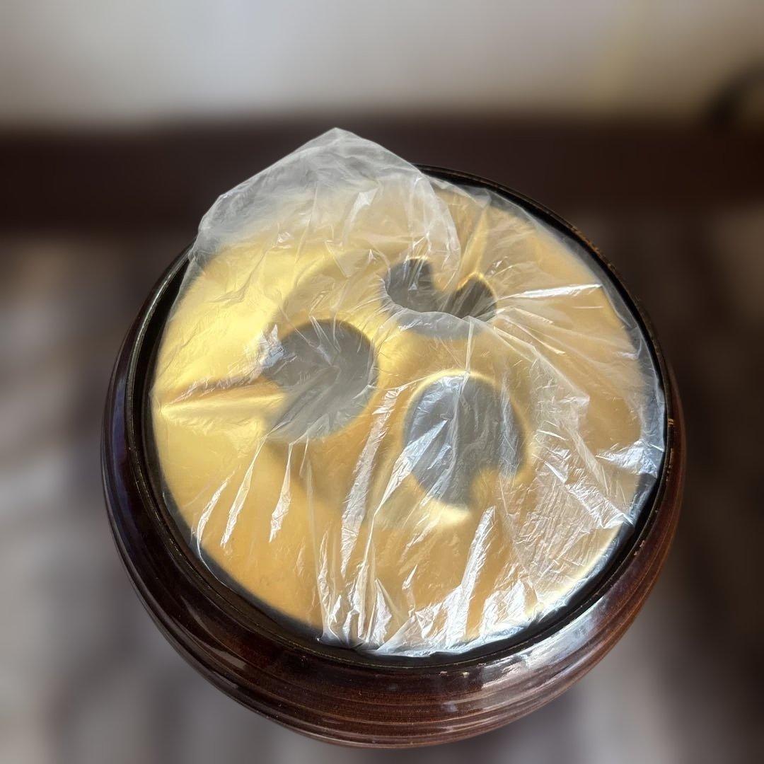 灰皿　木目調　アンティーク　未使用