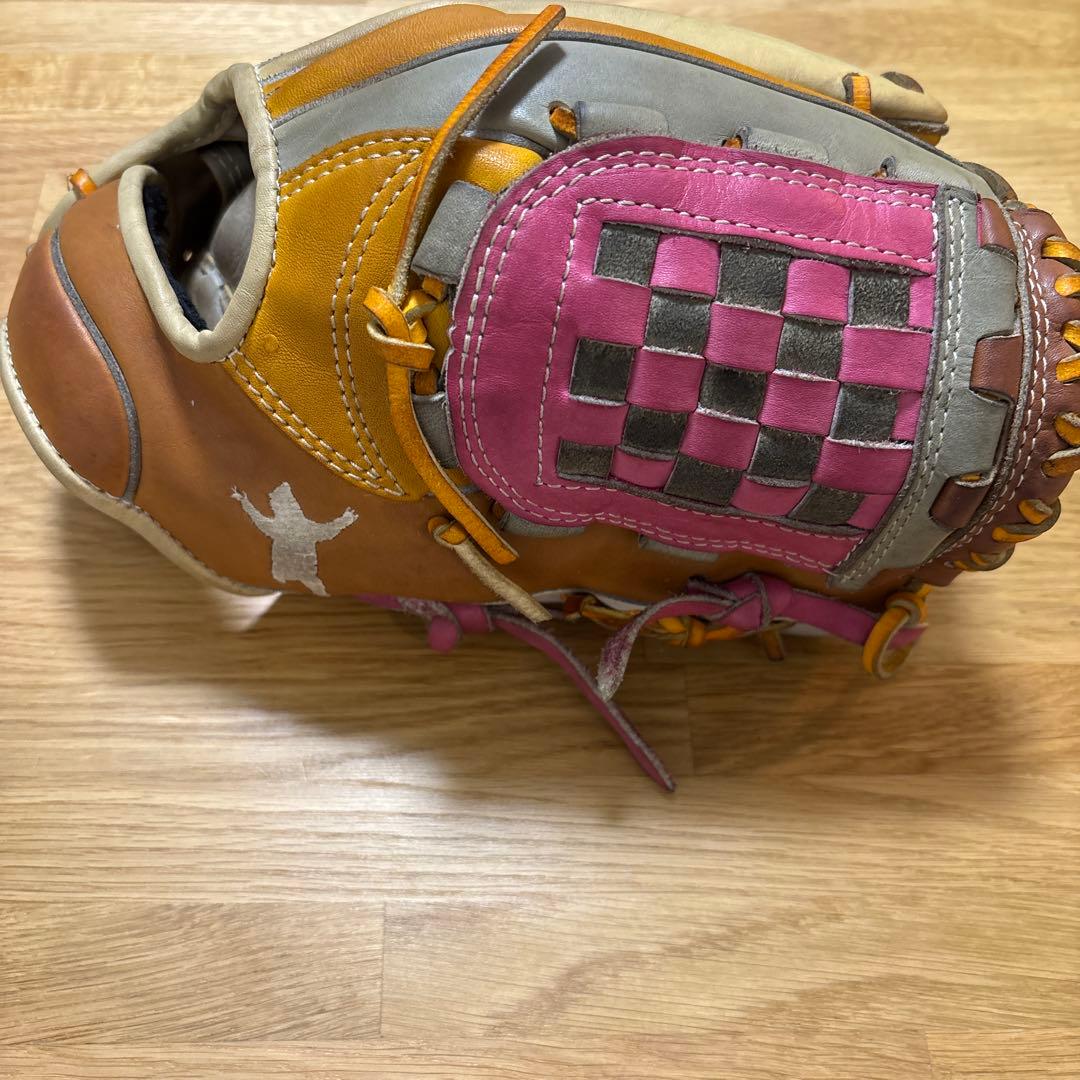 多色レザー軟式グローブ