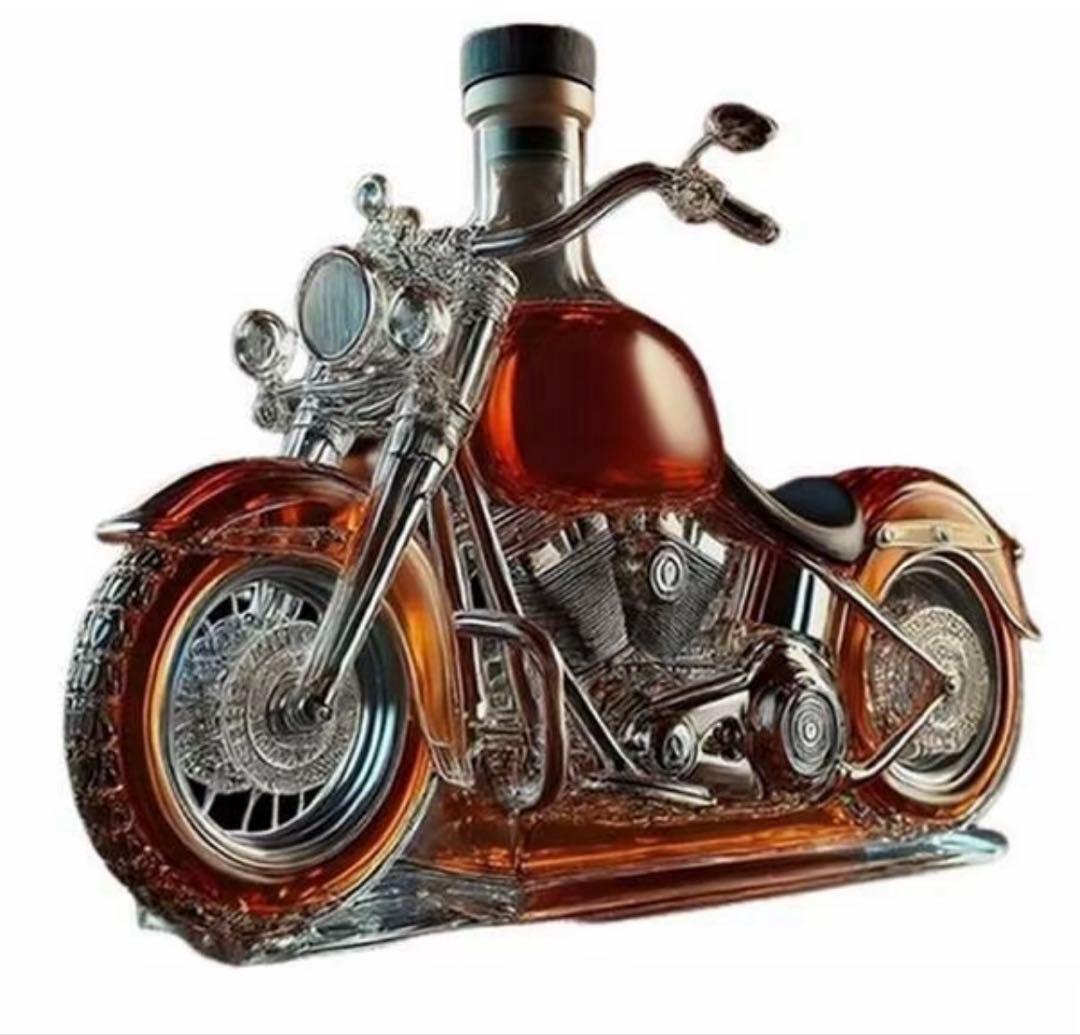 バランタイン12年旧ボトル　バイク型デキャンタボトル　セット