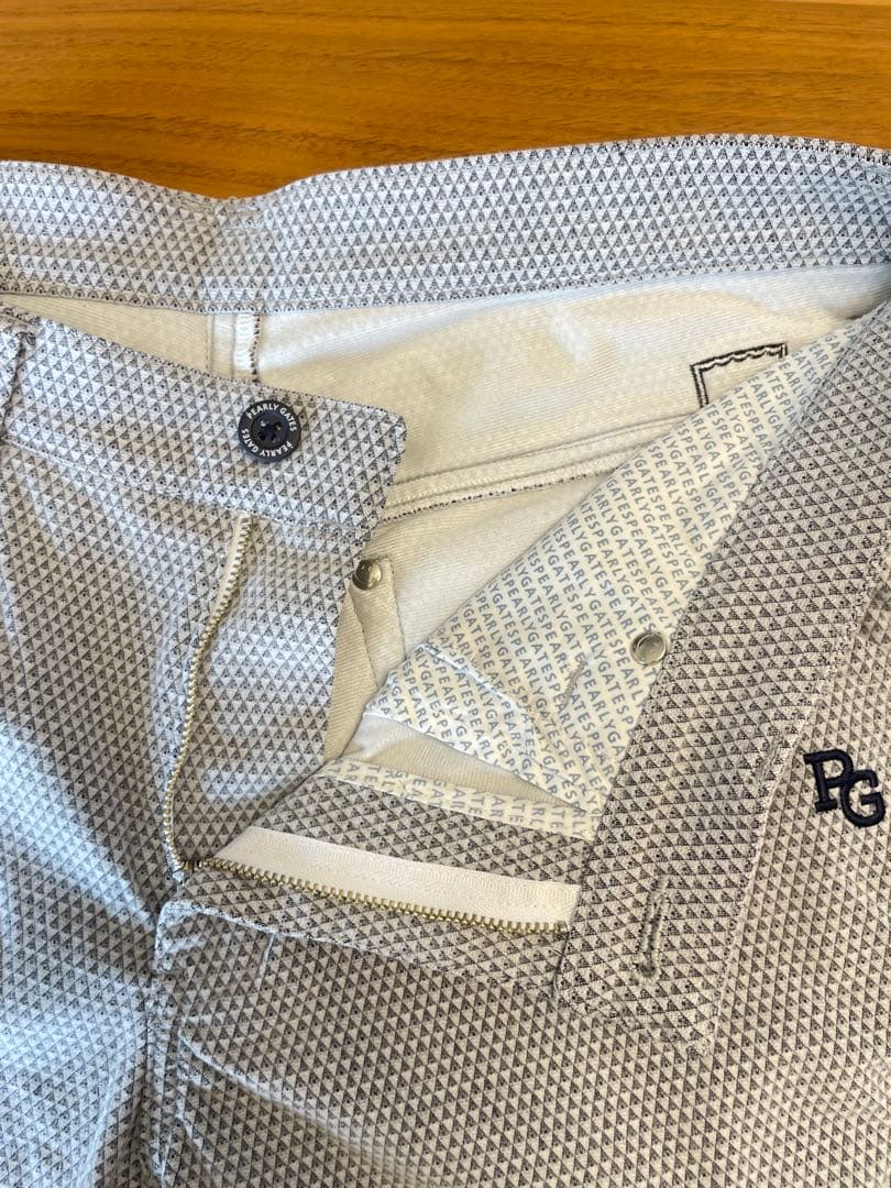 【超美品】PEARLY GATESパーリーゲイツ5 メンズ裏起毛パンツ秋冬