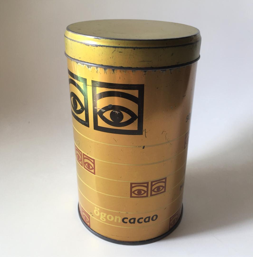 ビンテージOgonＣacaoオーレエクセル ココア缶
