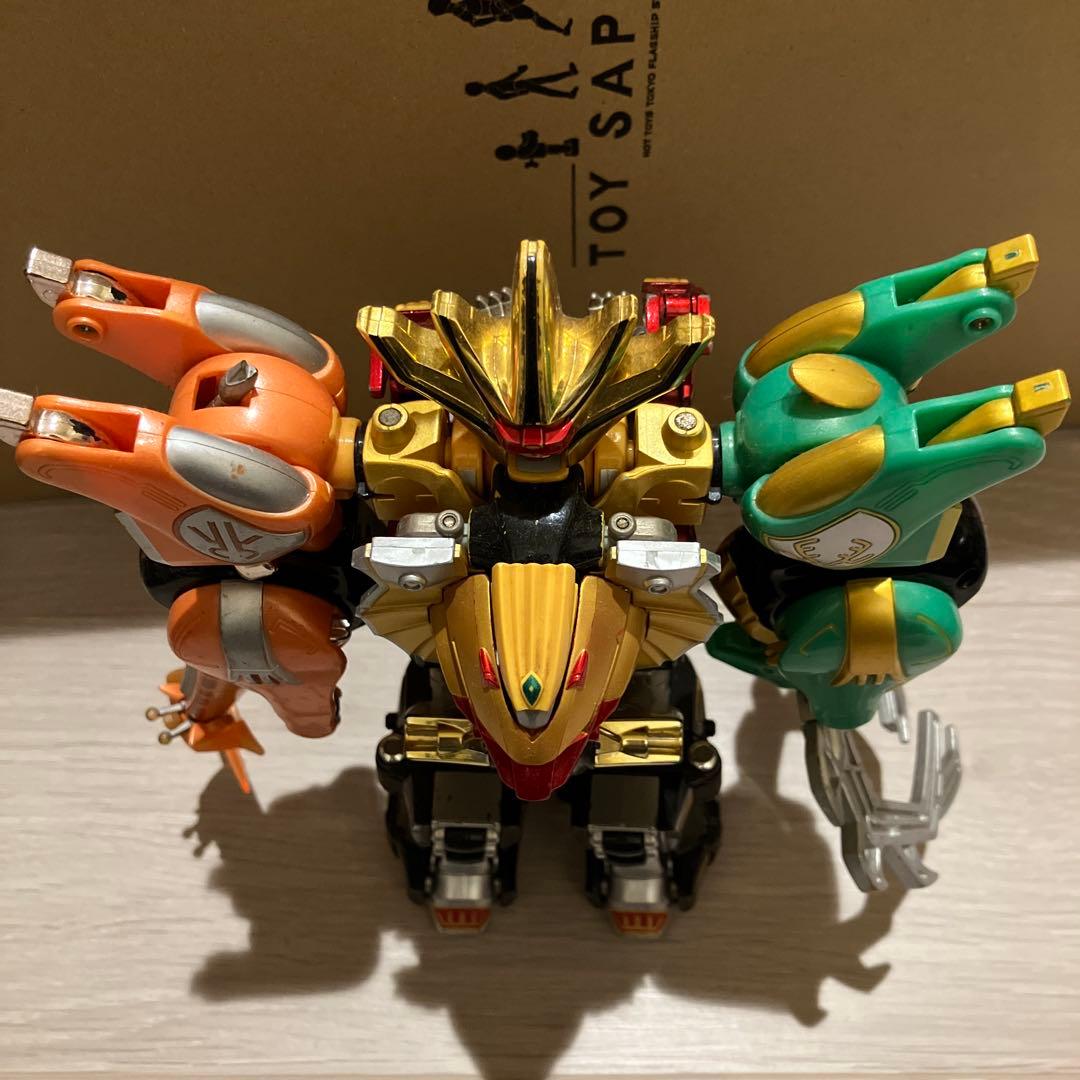 DX超合金　百獣戦隊ガオレンジャー　ガオキングスピアー　ガオキングクロスホーン