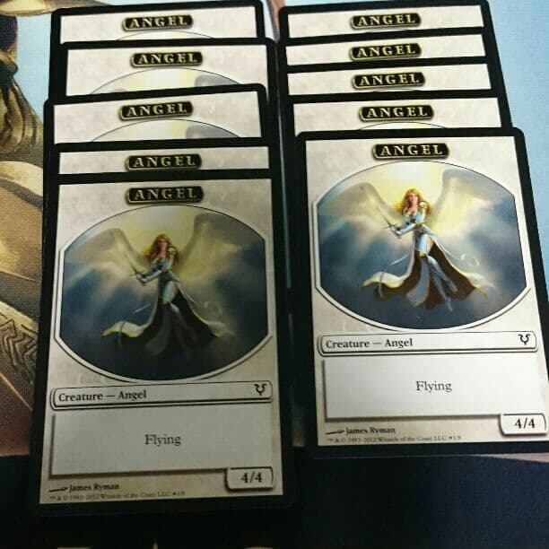 天使 悪魔 両面トークン 10枚