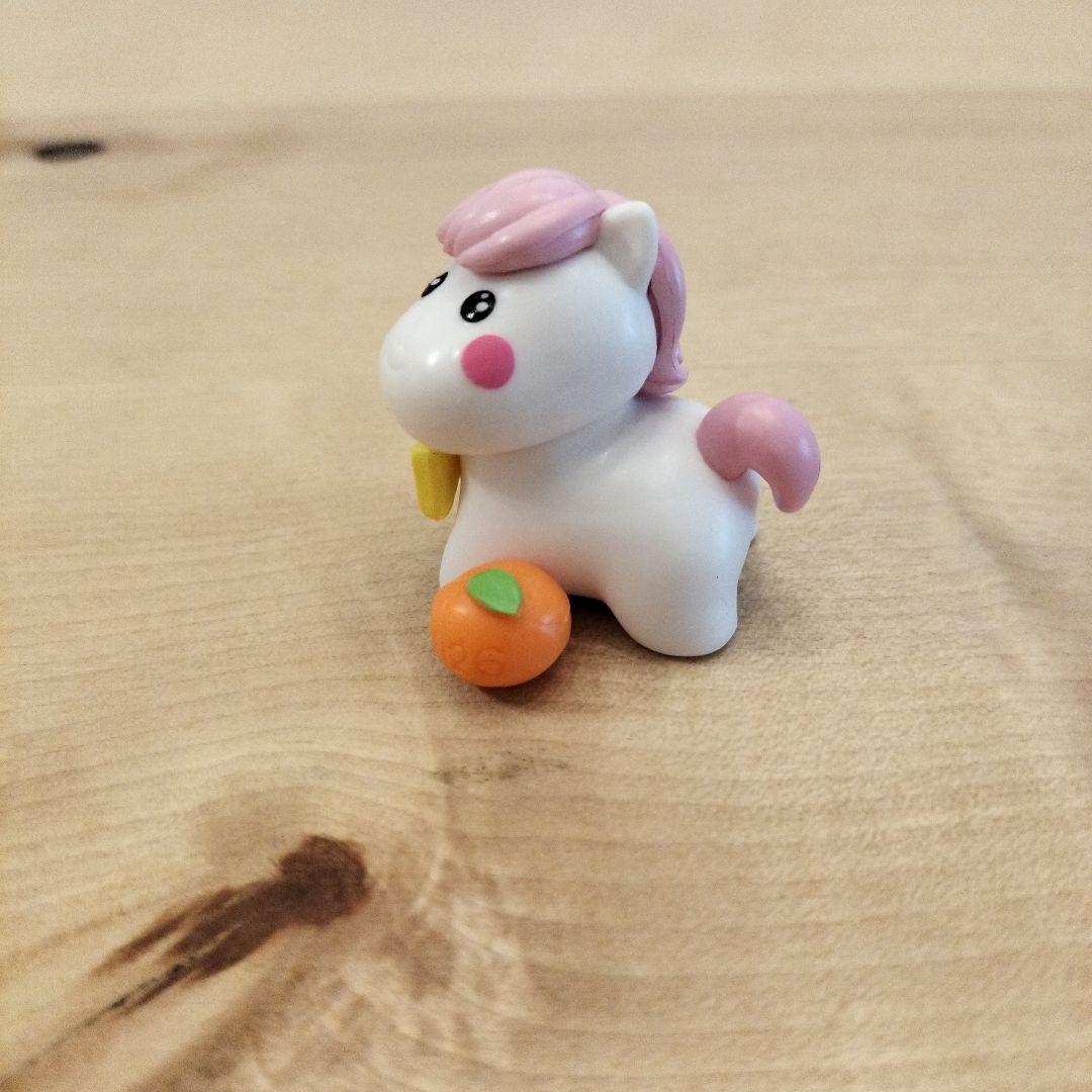 ユニコーンフィギュア オレンジ付き