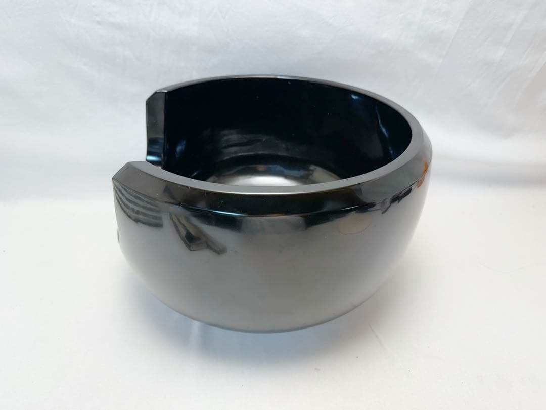 未使用 茶道具 寄神崇白造 桂窯黒真塗 面取土風炉 輪島塗敷板底瓦 火箸灰匙共箱