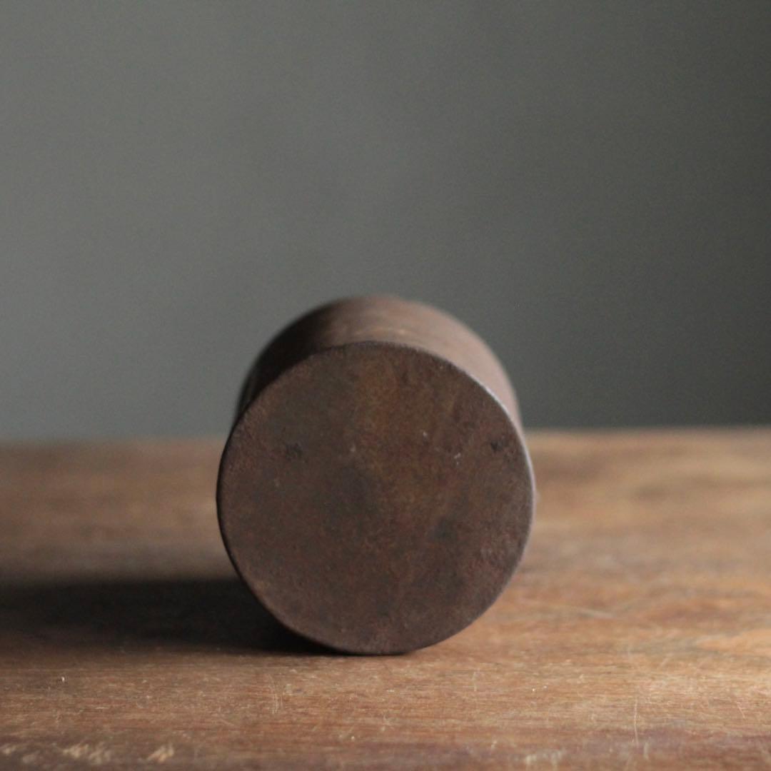 鉄あるいはブリキ 水差し 花入 花器 注器 古道具 アンティーク オブジェ