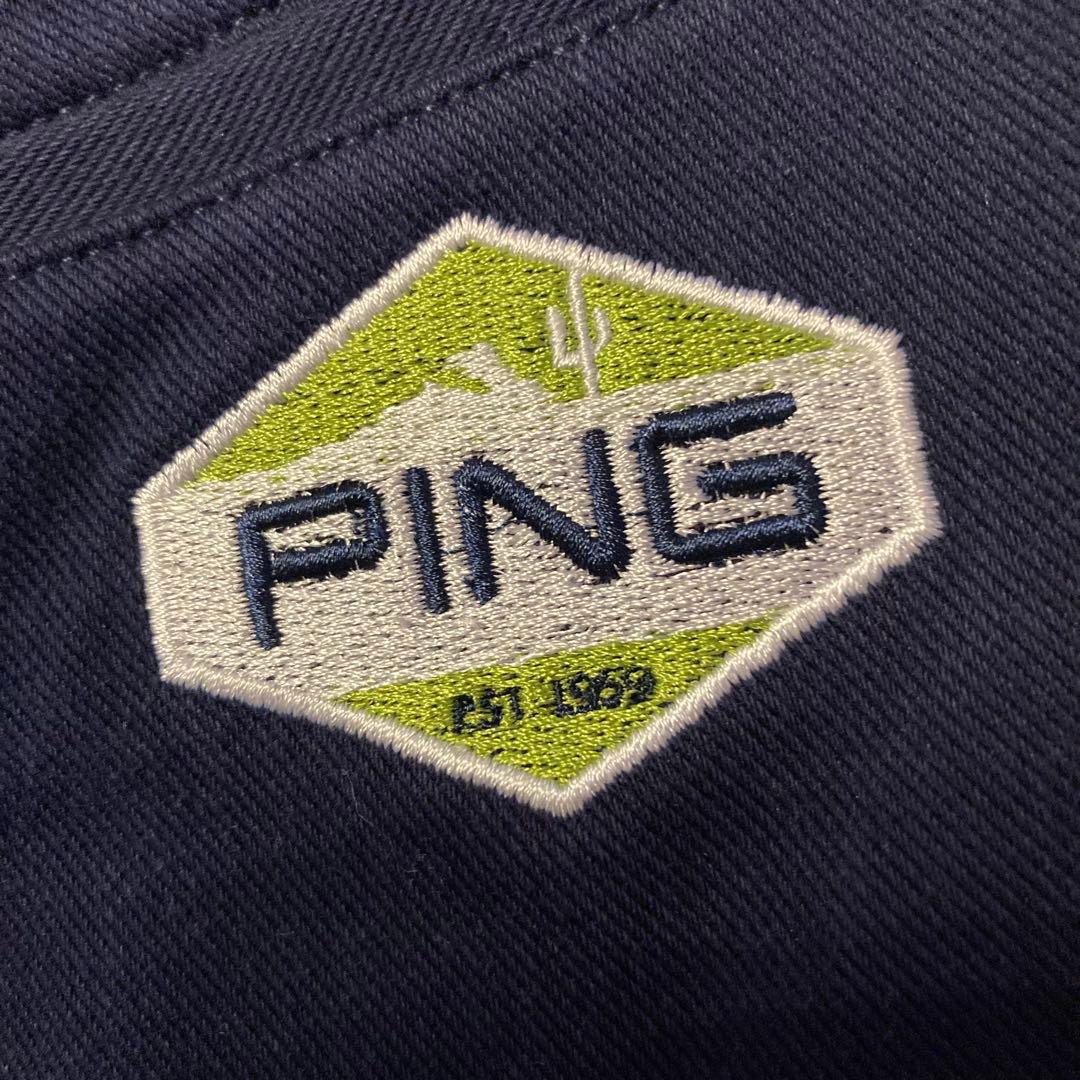 新品 PING ピン　セットアップ　ウール混セーター　スカート 上下セット M