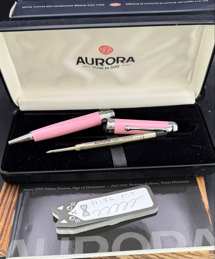 AURORA ボールペン タレンタム ピンク 美品