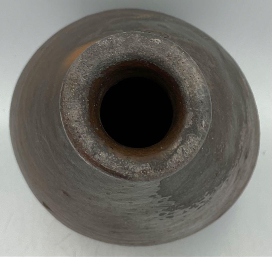 【１０】◆江戸時代初期　古備前焼舟徳利　桐保存箱◆