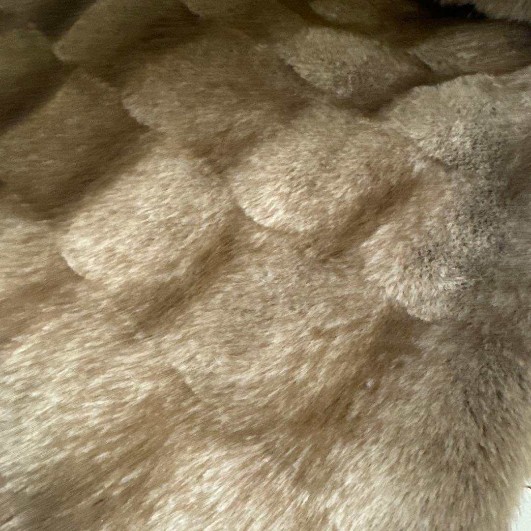 ファー素材 立体デザイン スヌード