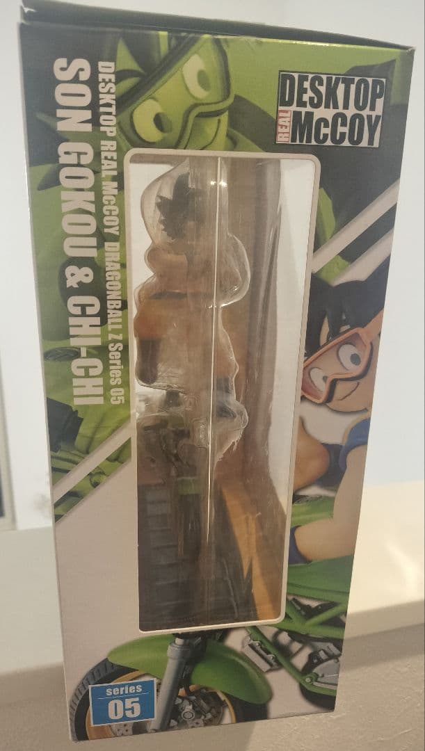 ドラゴンボール デスクトップリアルマッコイ　孫悟空＆チチ 開封品