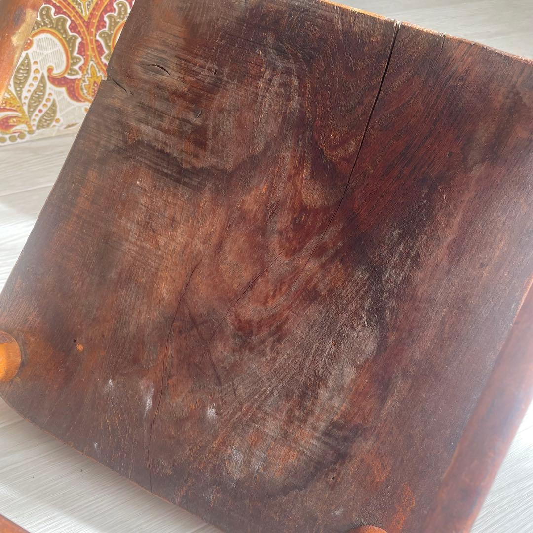 アンティーク/イギリス製/子供用/椅子/木製